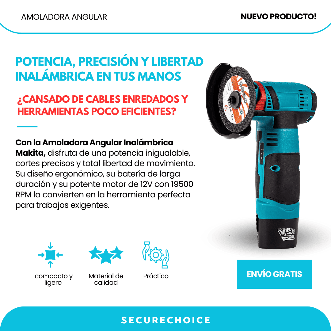 AMOLADORA ANGULAR MAKITA