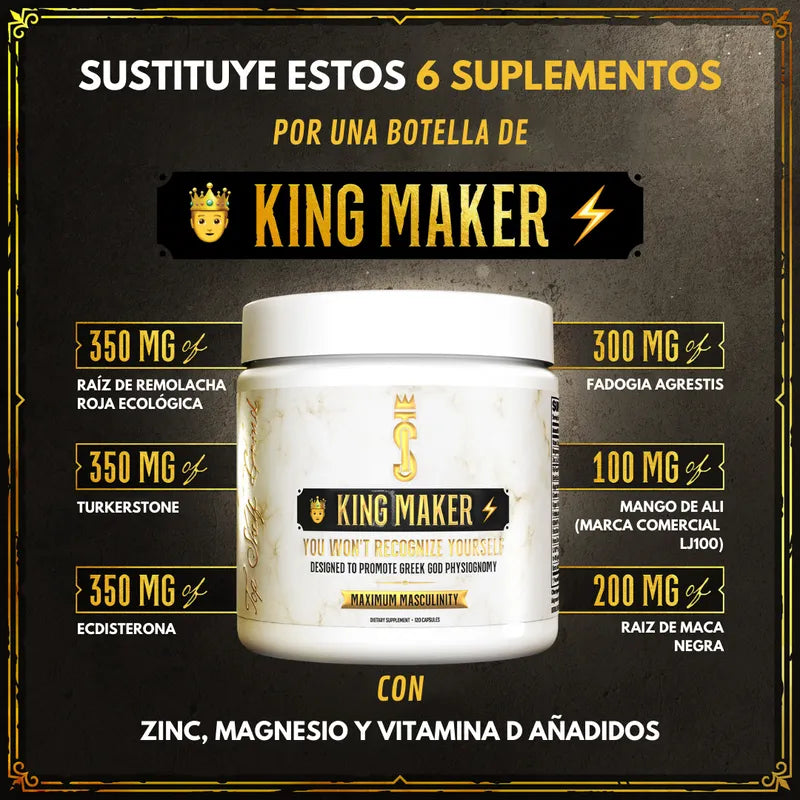 KING MAKER COMPRA 1 Y RECIBE 1 GRATIS